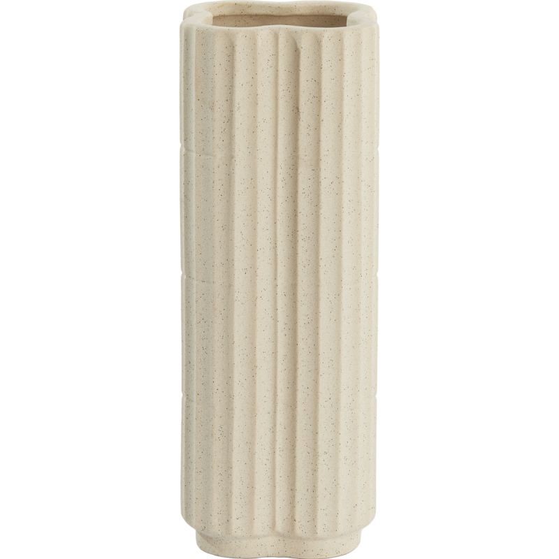 Vaas Castor Ceramics Ecru 35,5 Cm