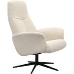 Relaxfauteuil Brixton in stof Teddy Beige