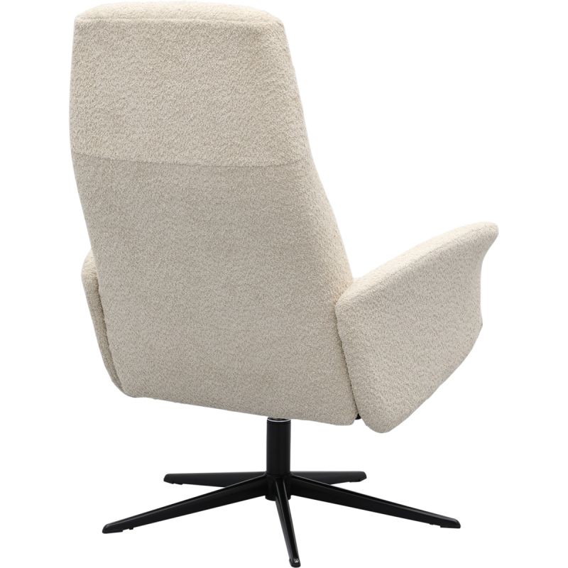 Relaxfauteuil Brixton in stof Teddy Beige