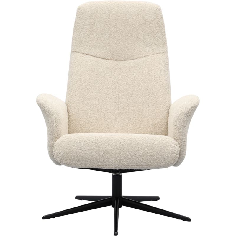 Relaxfauteuil Brixton in stof Teddy Beige