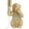 Tafellamp Monkey goud