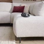 Bank Maily 2,5-zits arm links met 1 elek. relax (ééndelig) + hoekziteiland rechts