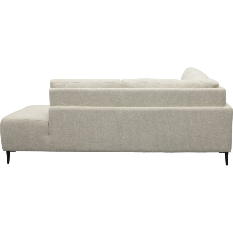 Bank Maily 2,5-zits arm links met 1 elek. relax (ééndelig) + hoekziteiland rechts