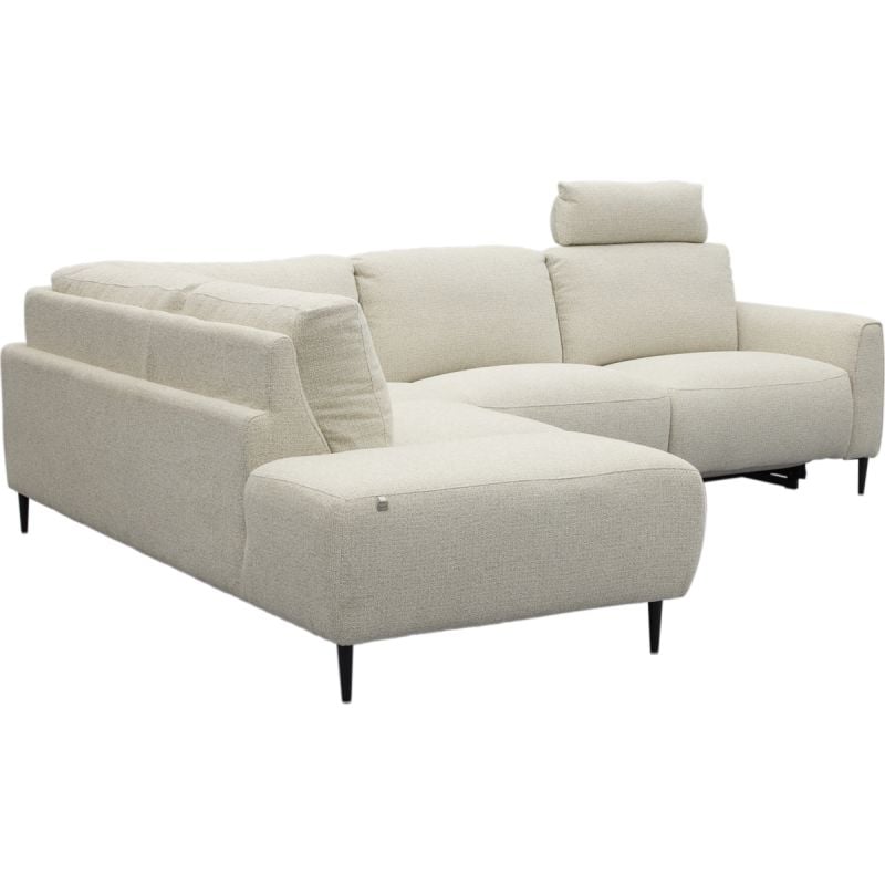 Bank Maily Hoekziteiland links + 2,5-zits arm rechts met 1 elek. relax (ééndelig)