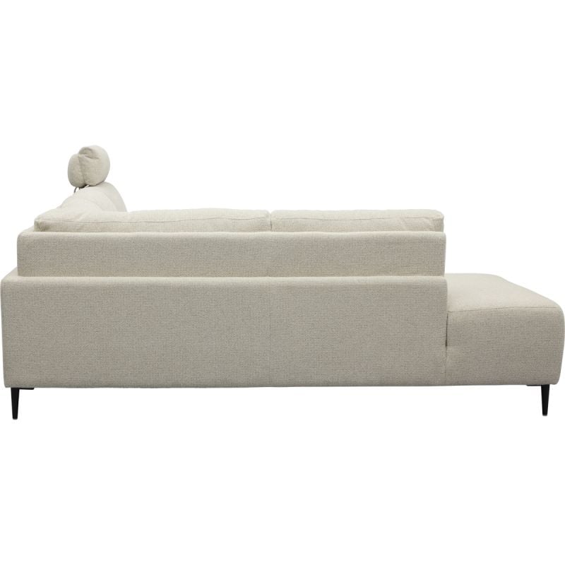 Bank Maily Hoekziteiland links + 2,5-zits arm rechts met 1 elek. relax (ééndelig)