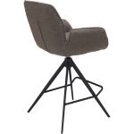 Barstoel Bowie met arm zithoogte 65cm Brown