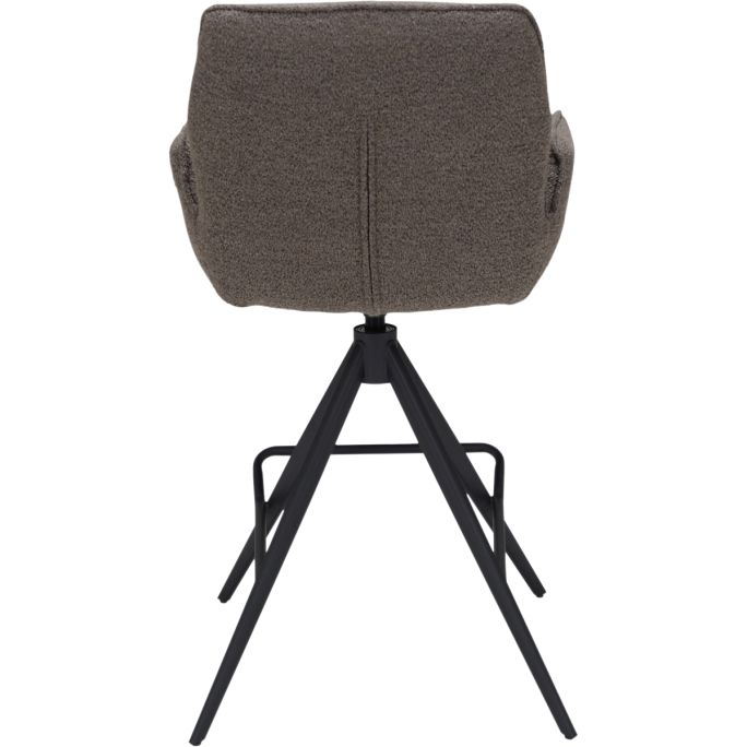 Barstoel Bowie met arm zithoogte 65cm Brown