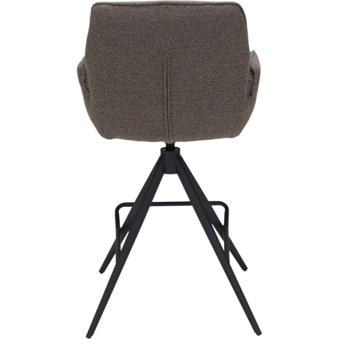 Barstoel Bowie met arm zithoogte 65cm Brown