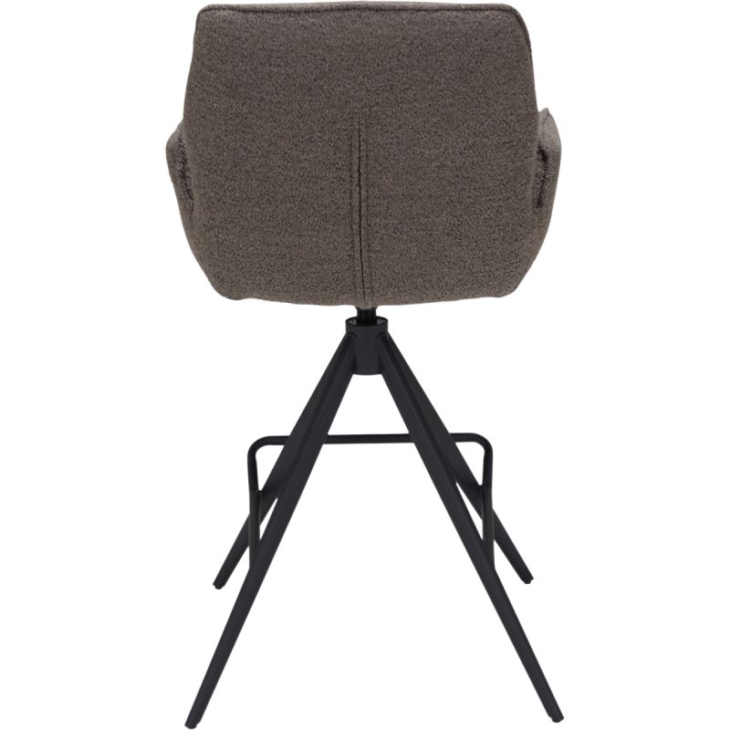 Barstoel Bowie met arm zithoogte 65cm Brown