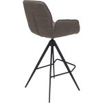 Barstoel Bowie met arm zithoogte 80cm Brown