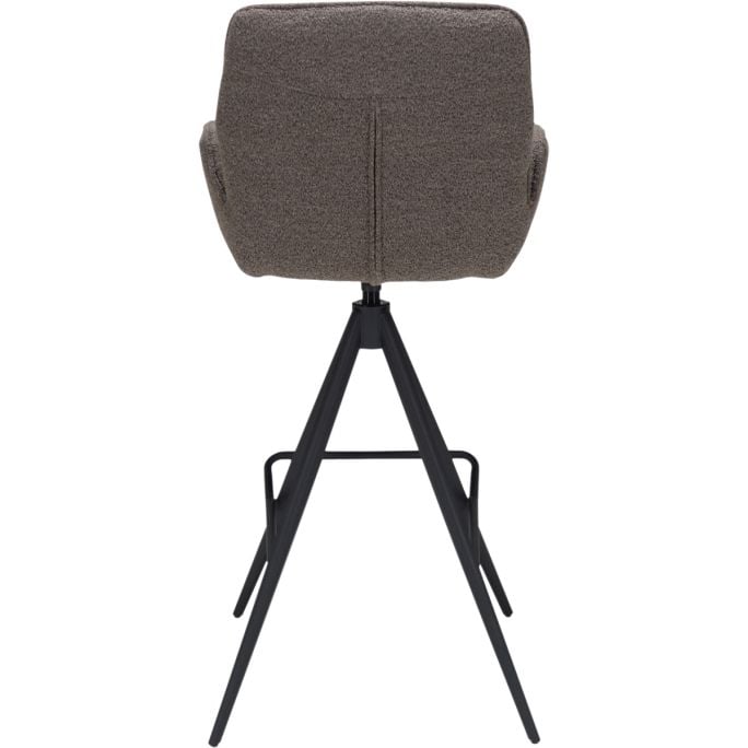 Barstoel Bowie met arm zithoogte 80cm Brown