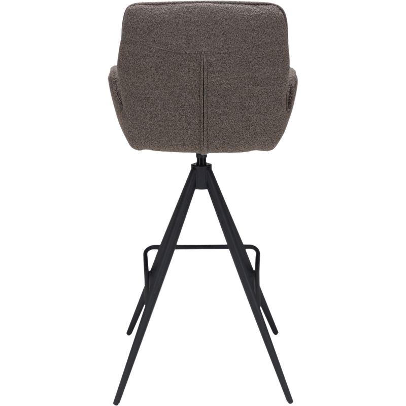 Barstoel Bowie met arm zithoogte 80cm Brown