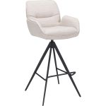 Barstoel Bowie met arm zithoogte 80cm Naturel