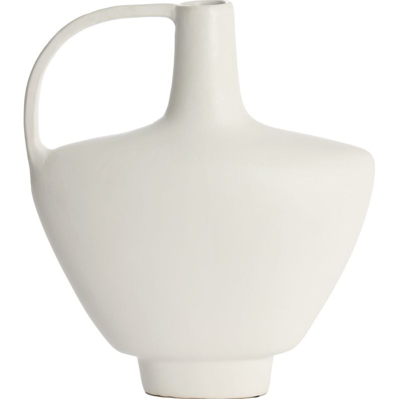Vaas Ozzero Keramiek Wit 37 Cm