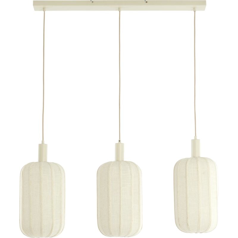 Hanglamp Tulsa 3-lichts Creme