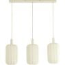 Hanglamp Tulsa 3-lichts Creme