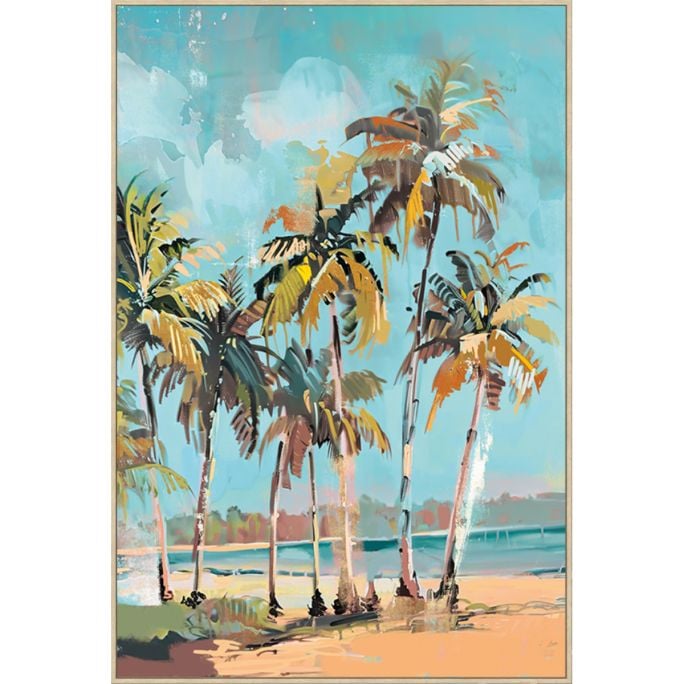 Canvasschilderij Palmtrees 80x120cm