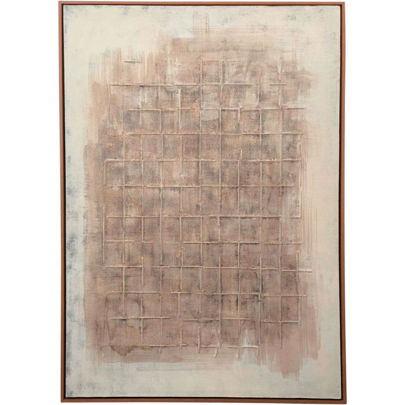 3D schilderij Grid 80x120cm