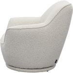 Draaifauteuil Cozy stof Cloud Natural