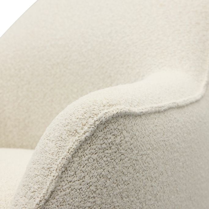 Draaifauteuil Cozy stof Cloud Natural