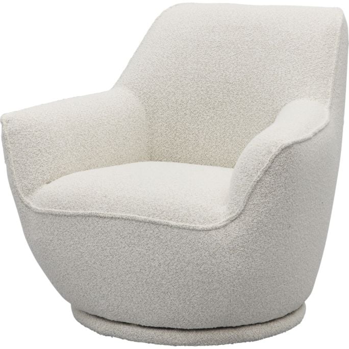 Draaifauteuil Cozy stof Cloud Natural