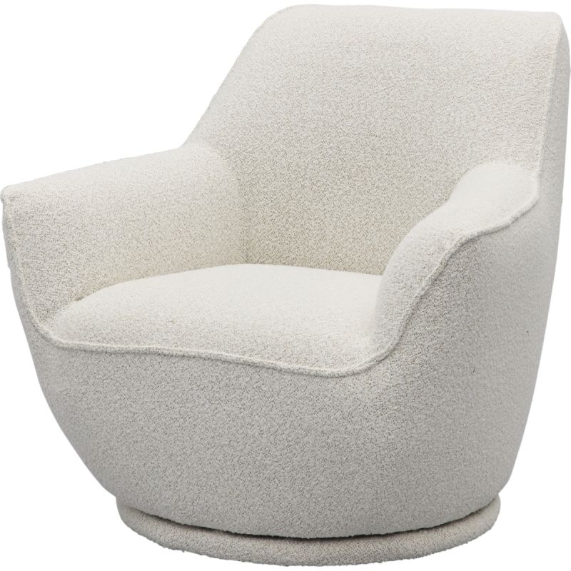 Draaifauteuil Cozy stof Cloud Natural