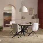 Eettafel Wies Deens ovaal uitschuifbaar