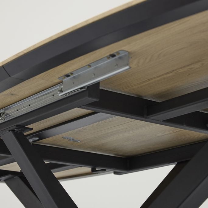 Eettafel Wies Deens ovaal uitschuifbaar