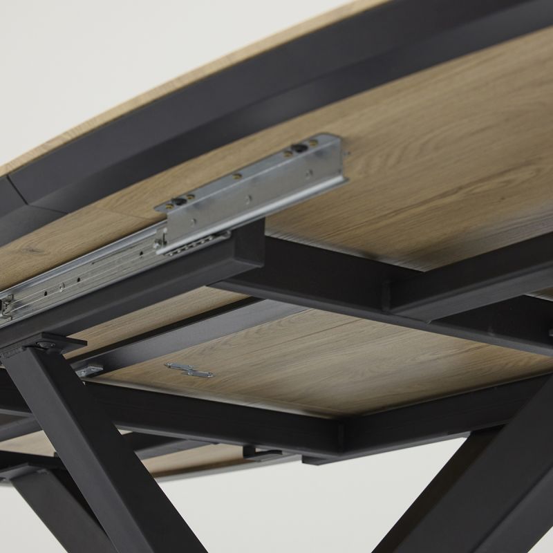 Eettafel Wies Deens ovaal uitschuifbaar