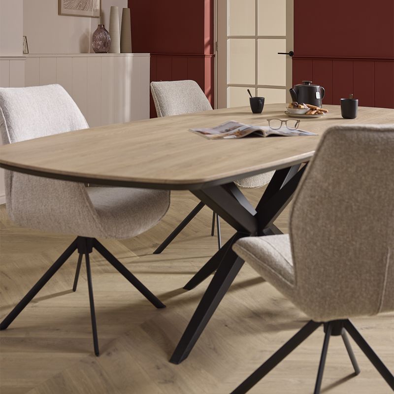 Eettafel Wies Deens ovaal uitschuifbaar