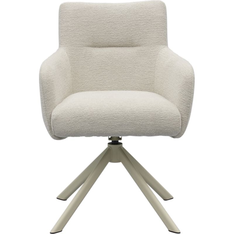 Eetkamerstoel Jule Gear Shell met beige frame