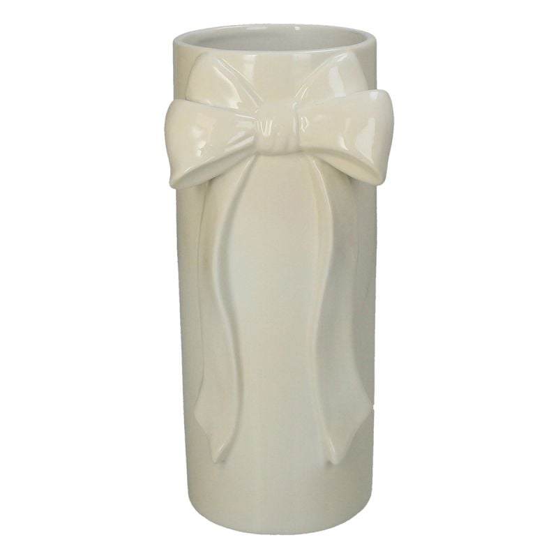 Vaas Strik Wit 25 cm hoog