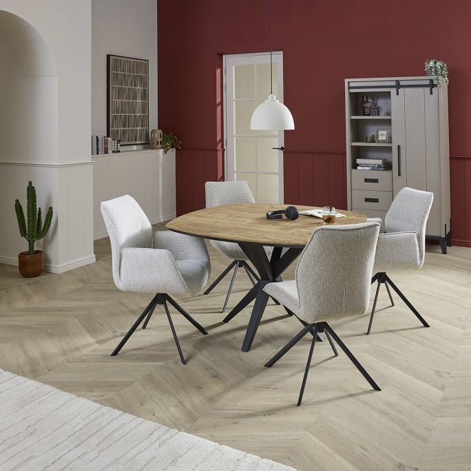 Eettafel Wies Deens vierkant