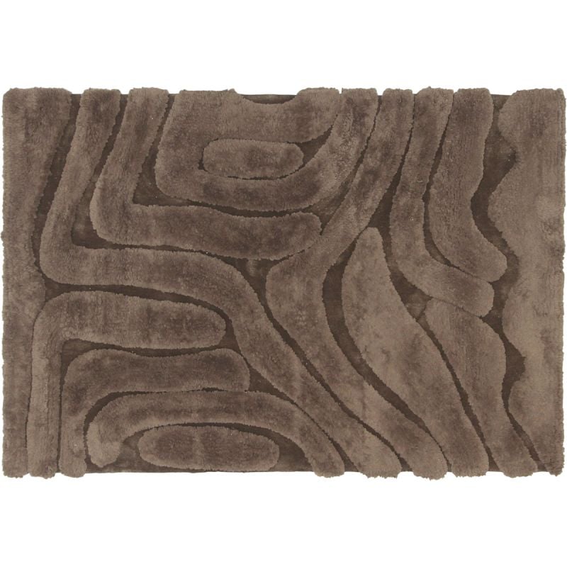 Teppich - gerade Ecken - B160 cm x L230 cm - Braun 18 afbeelding