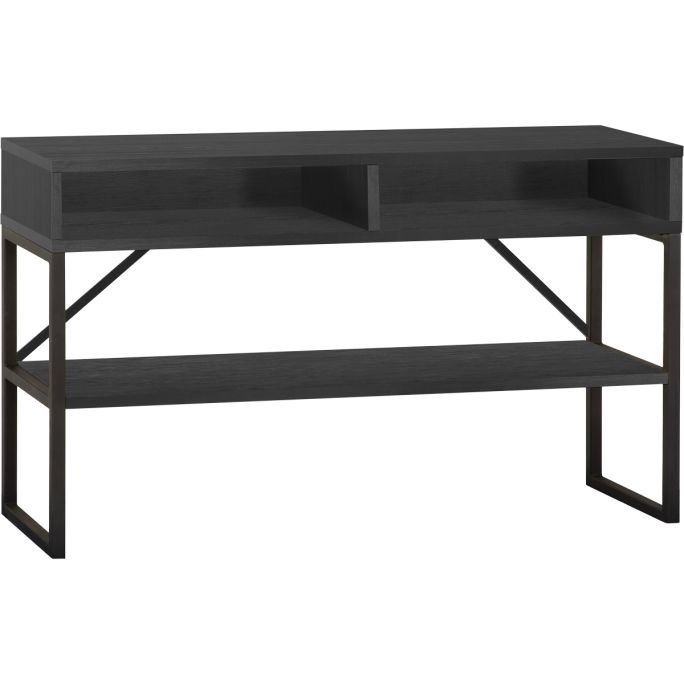Sidetable Nilis  2 open vakken Noir