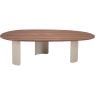 Salontafel Sakana groot Walnoot-Beige