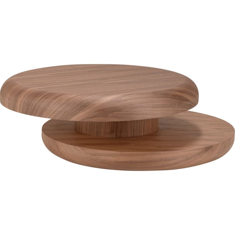 Salontafel Sakana draaibaar Walnoot
