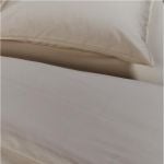 Dekbedovertrek Cotton Uni Taupe 240x200/220