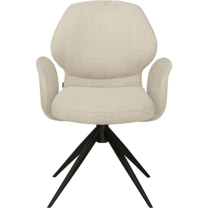 Eetkamerstoel Bione met arm Rhodos Natural