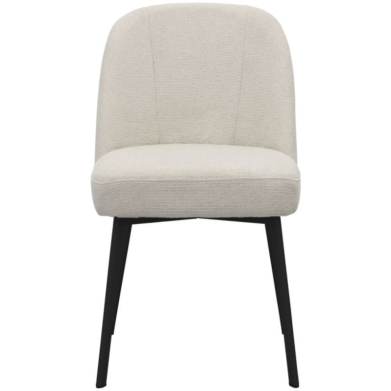 Eetkamerstoel Luson Madrid Natural met zwarte poot