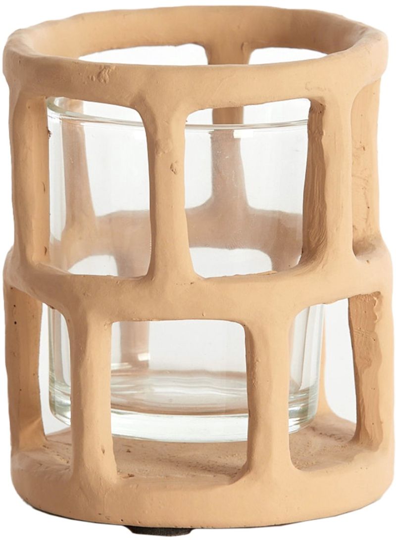 Waxinelichthouder Alimos Licht Terra 12 Cm