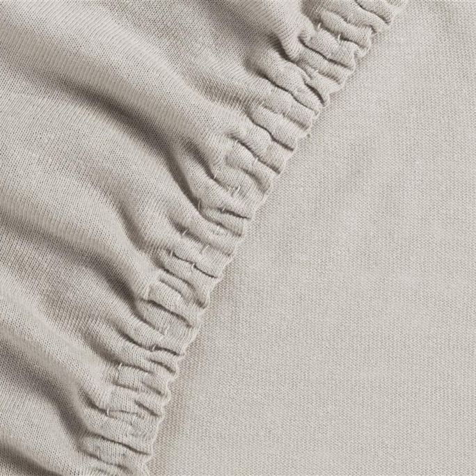 Hoeslaken Jersey Off-white 90x200/210