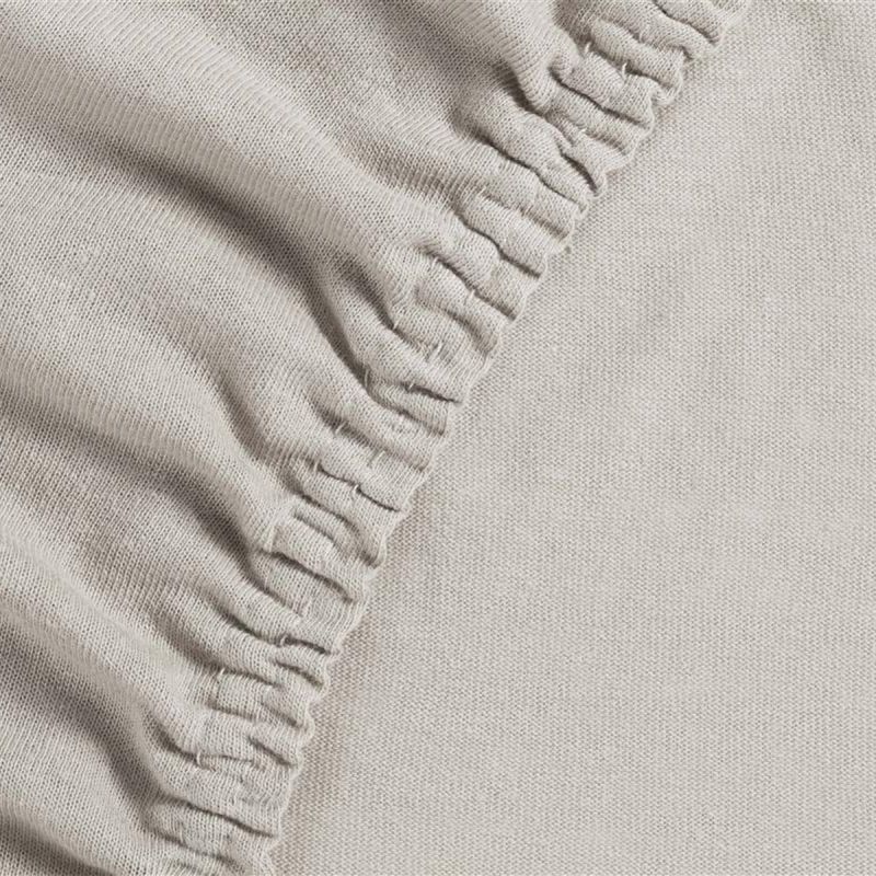 Hoeslaken Jersey Off-white 90x200/210