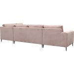 Bank Soof hoekziteiland rond links + 2,5 zits zonder arm + longchair rond arm rechts