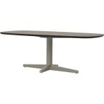 Eettafel Lidusa Deens ovaal kolompoot beige