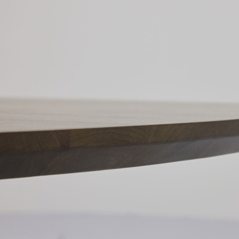 Eettafel Lidusa Deens ovaal kolompoot beige