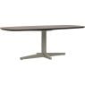 Eettafel Lidusa Deens ovaal kolompoot beige