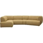 Bank Felice Hoekziteiland links + 1-zits + trapezehoek + 1,5-zits arm rechts