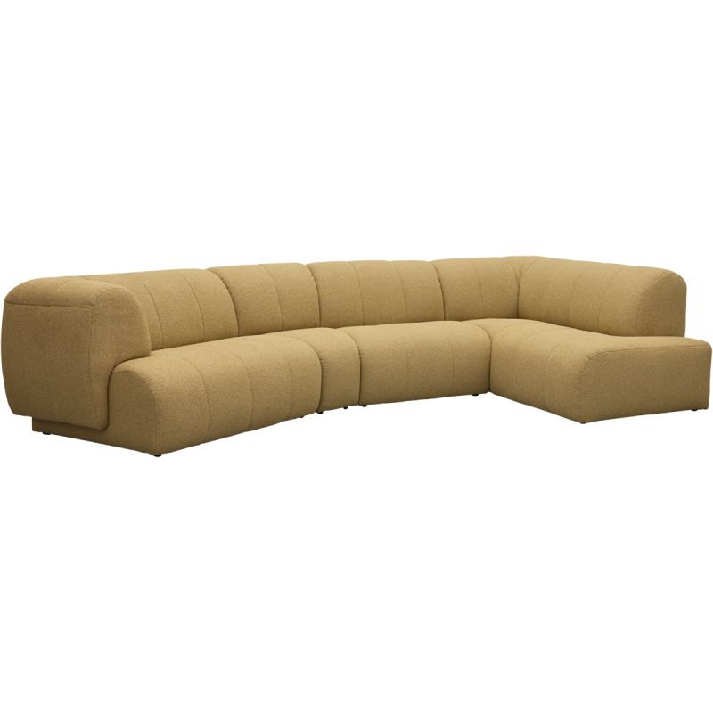 Bank Felice 1,5-zits arm links + trapeze +1-zits + hoekziteiland rechts