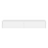 Tv-meubel Moiano afgerond wit 240 cm